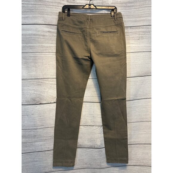 NWT Zara Denim Couture Grey/Green Jeans 42 US 32 - Picture 3 of 3